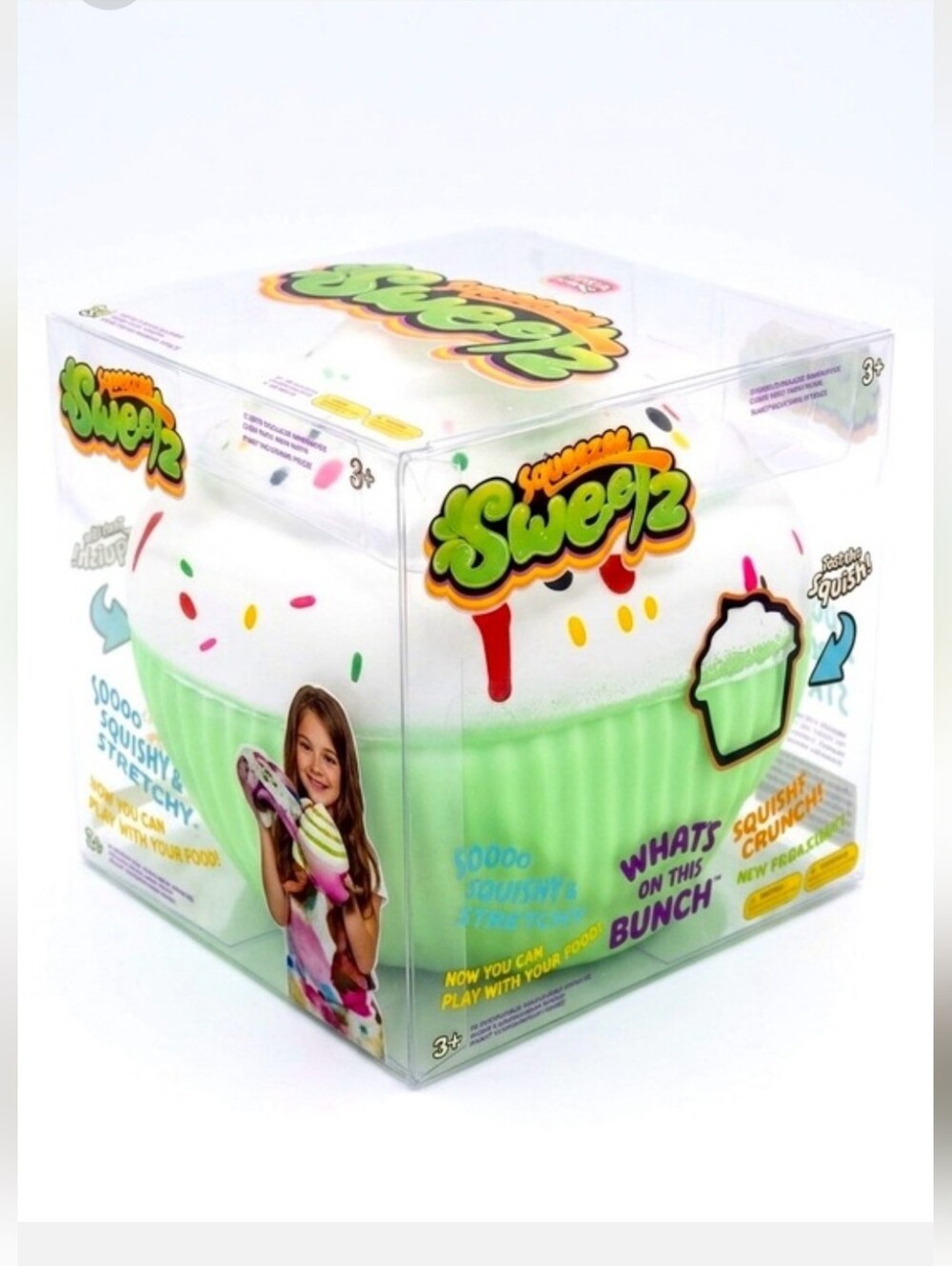 Jumbo Cupcake Squishy Squeeezy Sweetz - Green